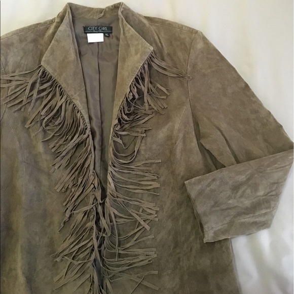 💯 GeNuiNe  R a R e  LeaThEr FaB ViNtaGe FriNgE jAcKet - Picture 6 of 6