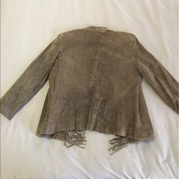 💯 GeNuiNe  R a R e  LeaThEr FaB ViNtaGe FriNgE jAcKet - Picture 5 of 6