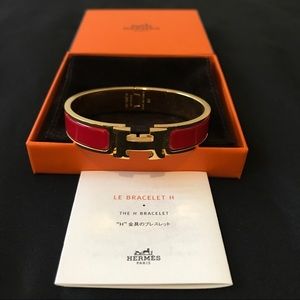 Hermes H Bracelet Pm in Enamel