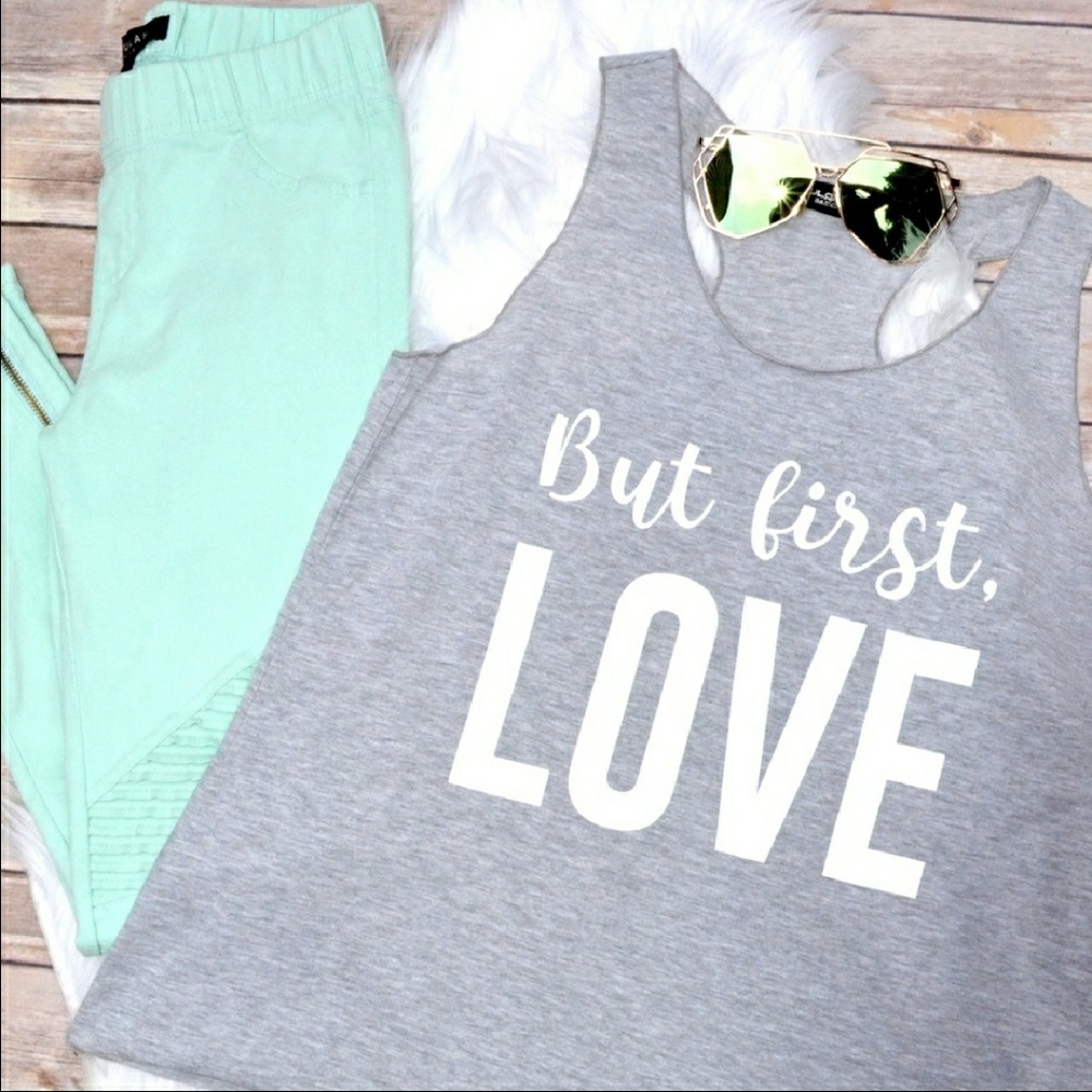 But first, LOVE racerback tank NWT