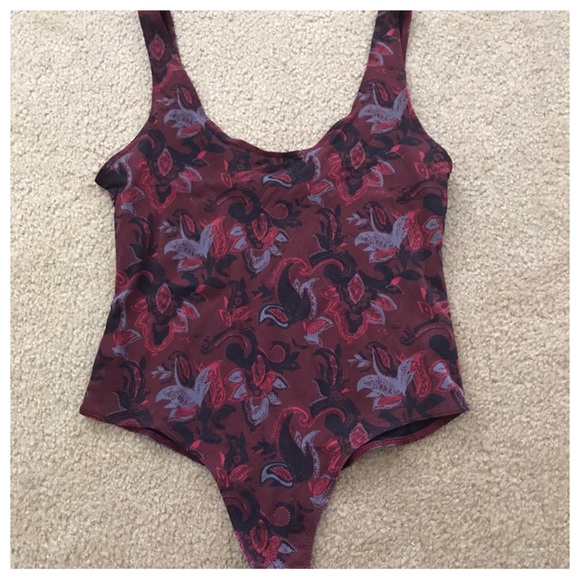 Free People Print Bodysuit - Picture 3 of 4