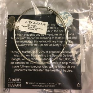 Alex and Ani blue stork