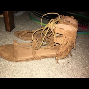 fringe sandals