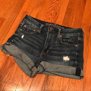 American Eagle Hi-Rise Denim Shorts