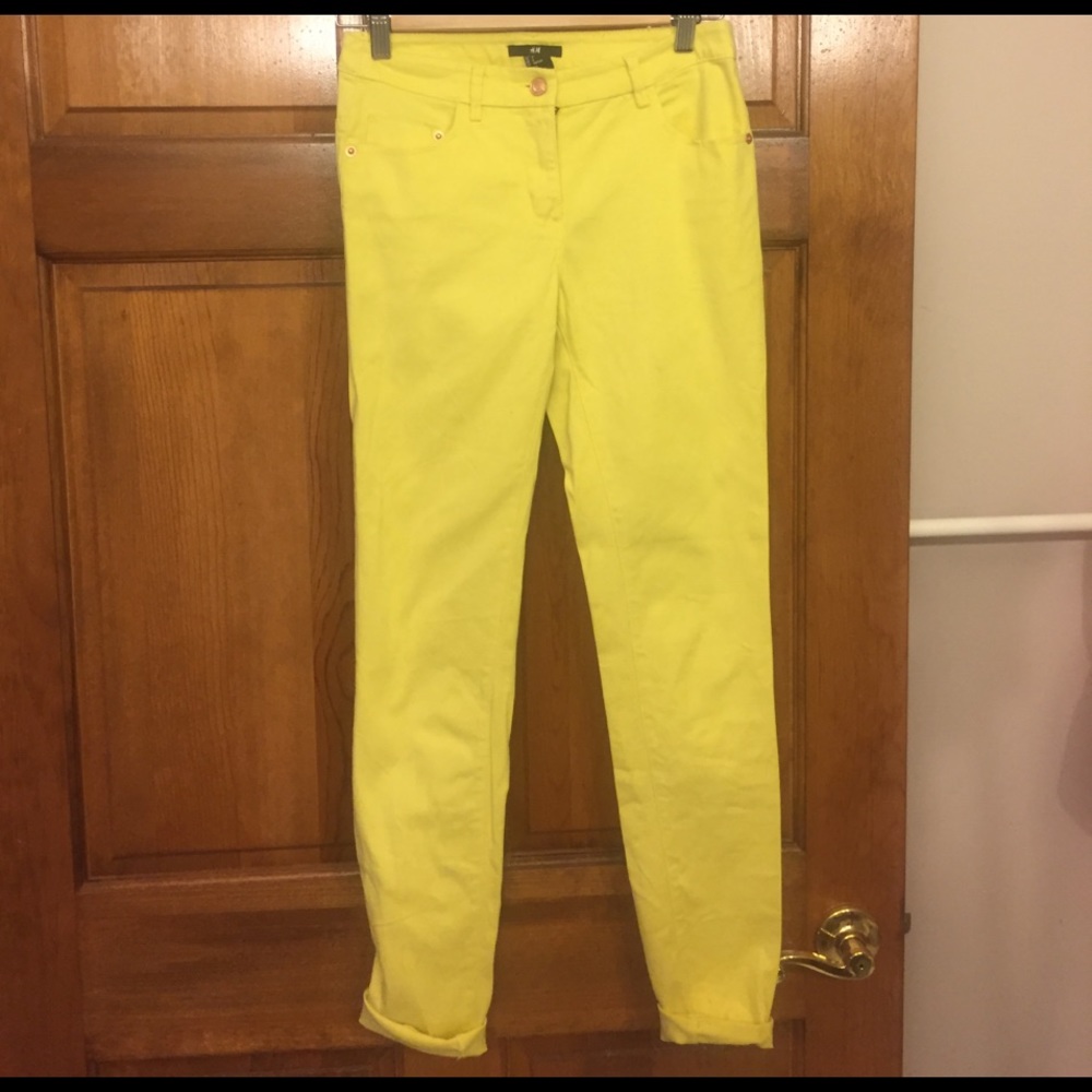 Yellow H&M pants