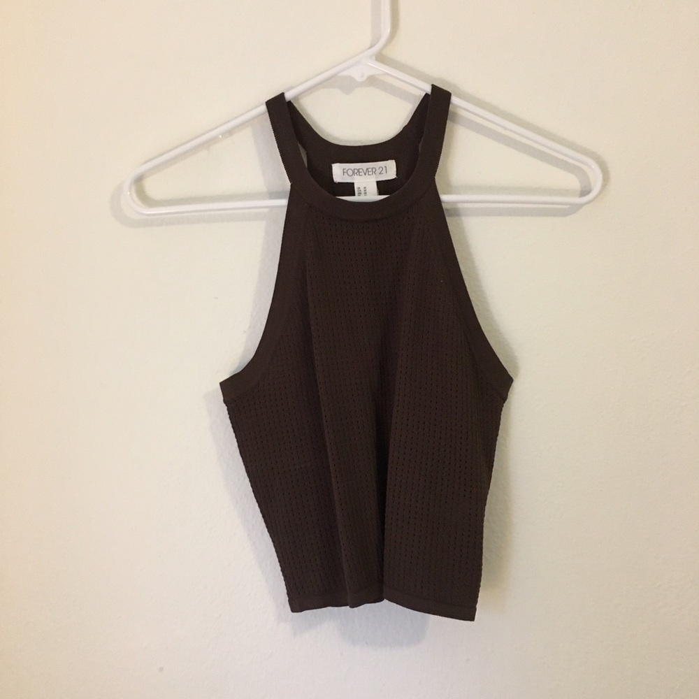 NWOT Forever 21 knit crop tank top - Picture 2 of 4