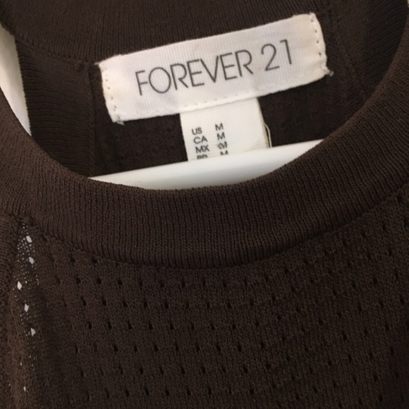 NWOT Forever 21 knit crop tank top - Picture 3 of 4