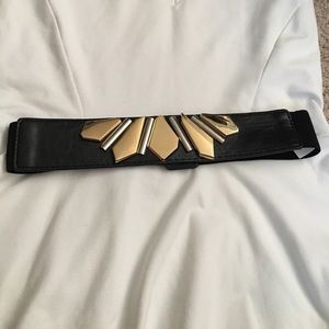 Bebe belt with metal accents