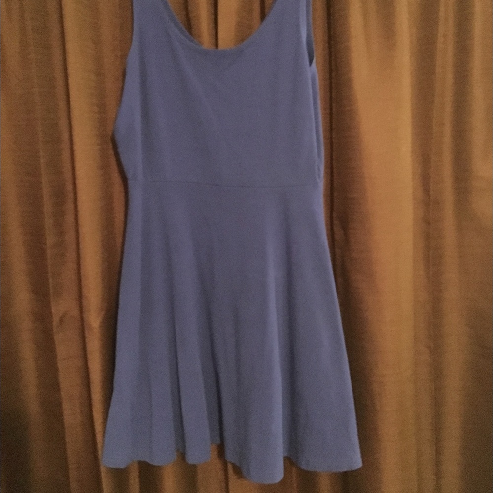 Blue mini summer dress from express