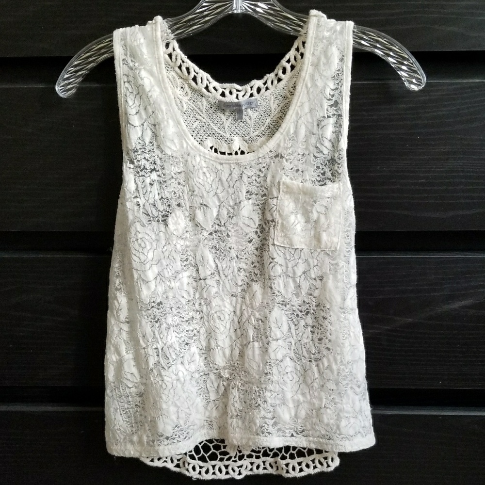 Rose Lace Top.