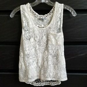 Rose Lace Top.