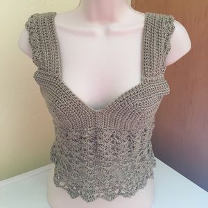 Handmade crop top corset