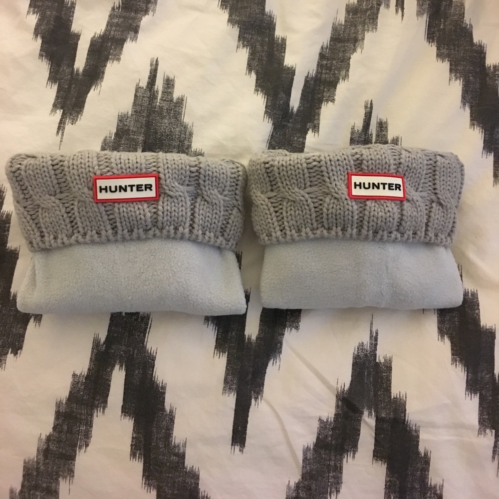 Grey Hunter Fleece Welly Socks