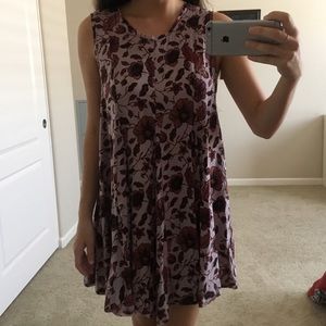 Ecote floral shift dress