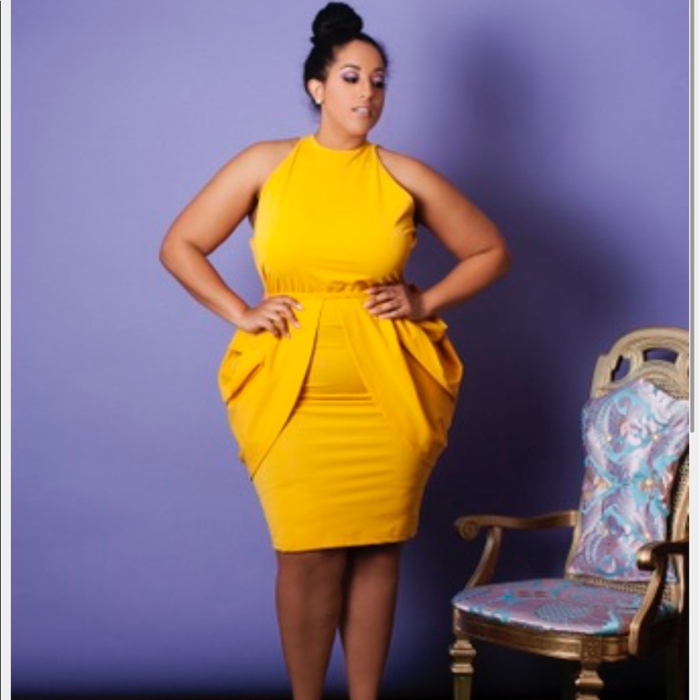 Yellow Sleeveless Dress