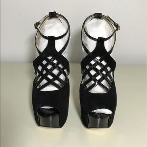 Bebe Black Platforms Fits Size 6