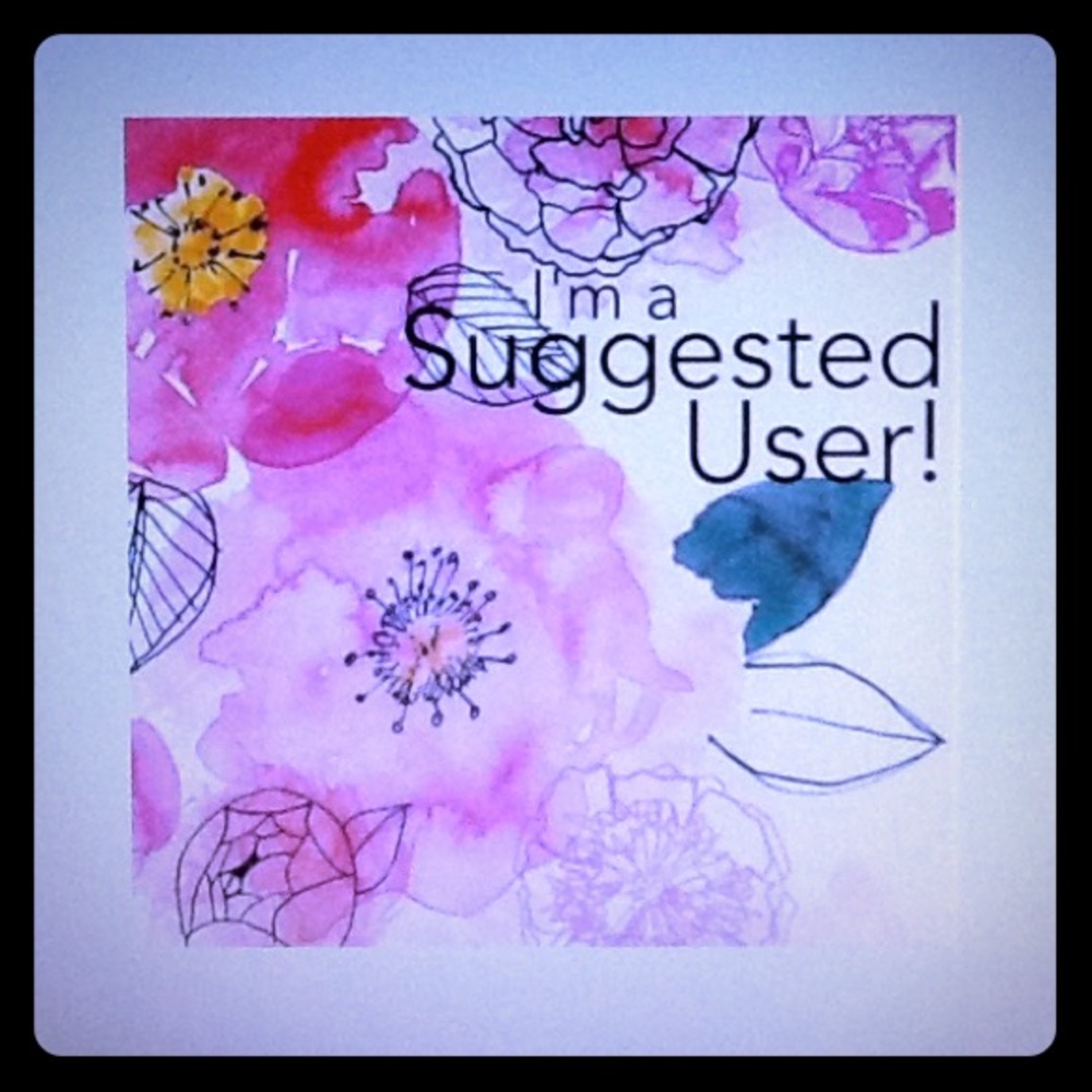 WOO HOO I'M A SUGGESTED USER AS OF JUNE 29, 2017🎉