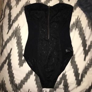 Urban Outfitters strapless lace bodysuit