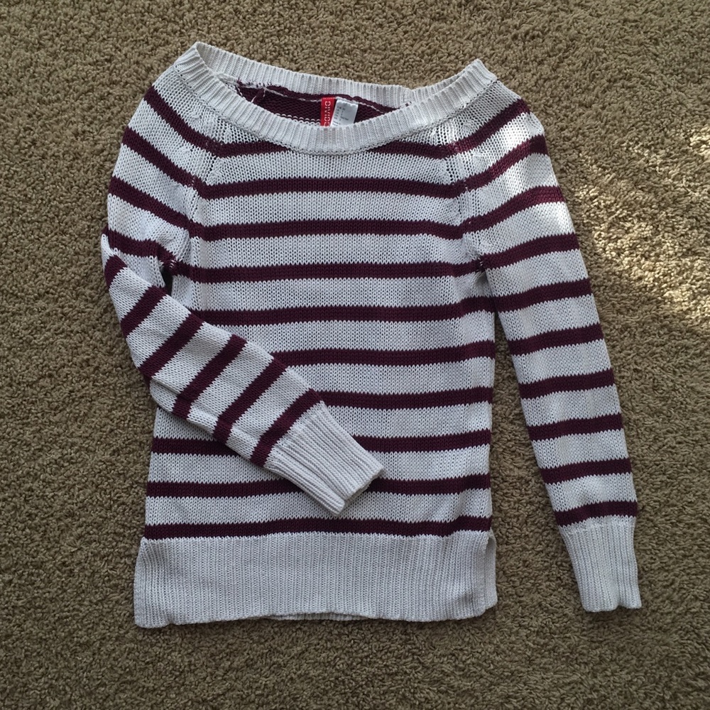 Striped Knit Sweater
