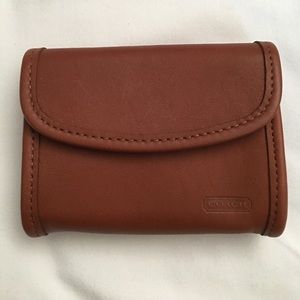 Coach leather wallet