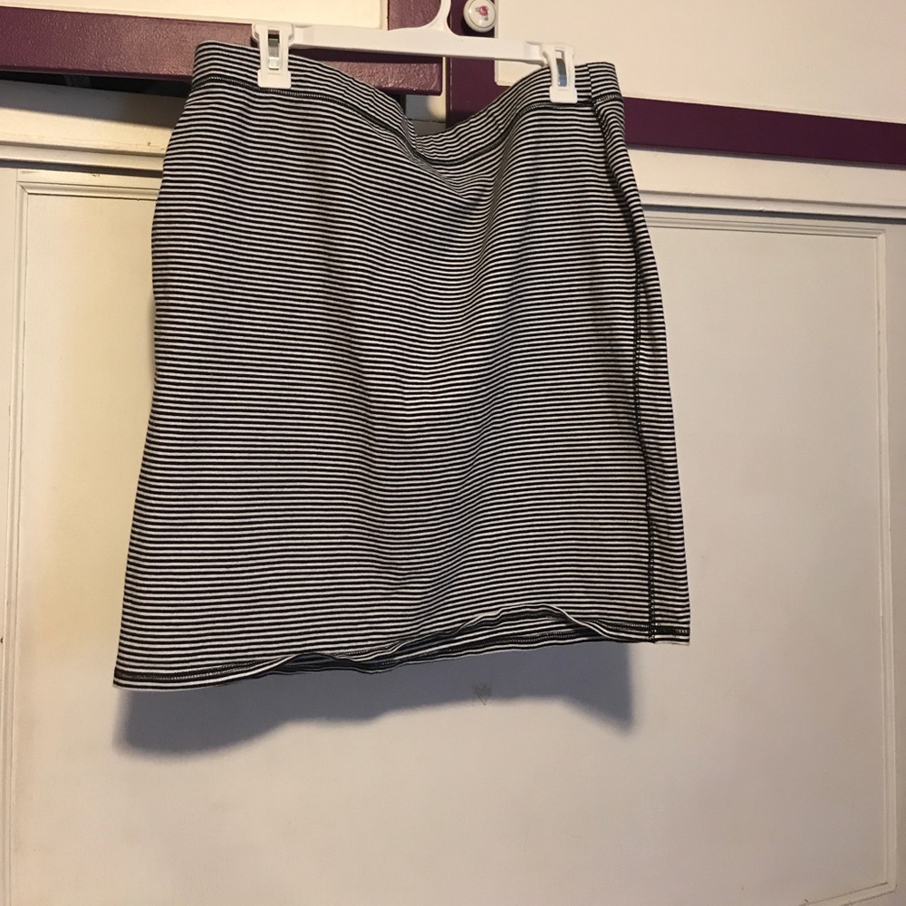 Black and white skirt