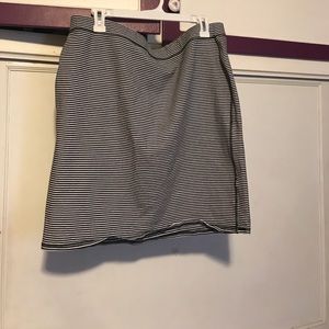 Black and white skirt