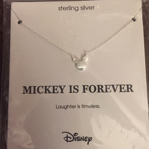NWT - Mickey Mouse Sterling Silver Necklace - Picture 6 of 6
