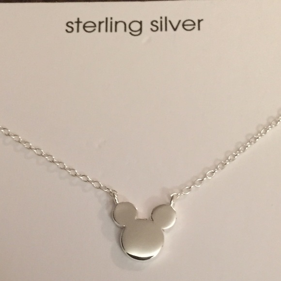 NWT - Mickey Mouse Sterling Silver Necklace - Picture 4 of 6