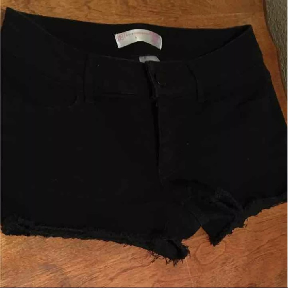 No Boundaries black stretch shorts