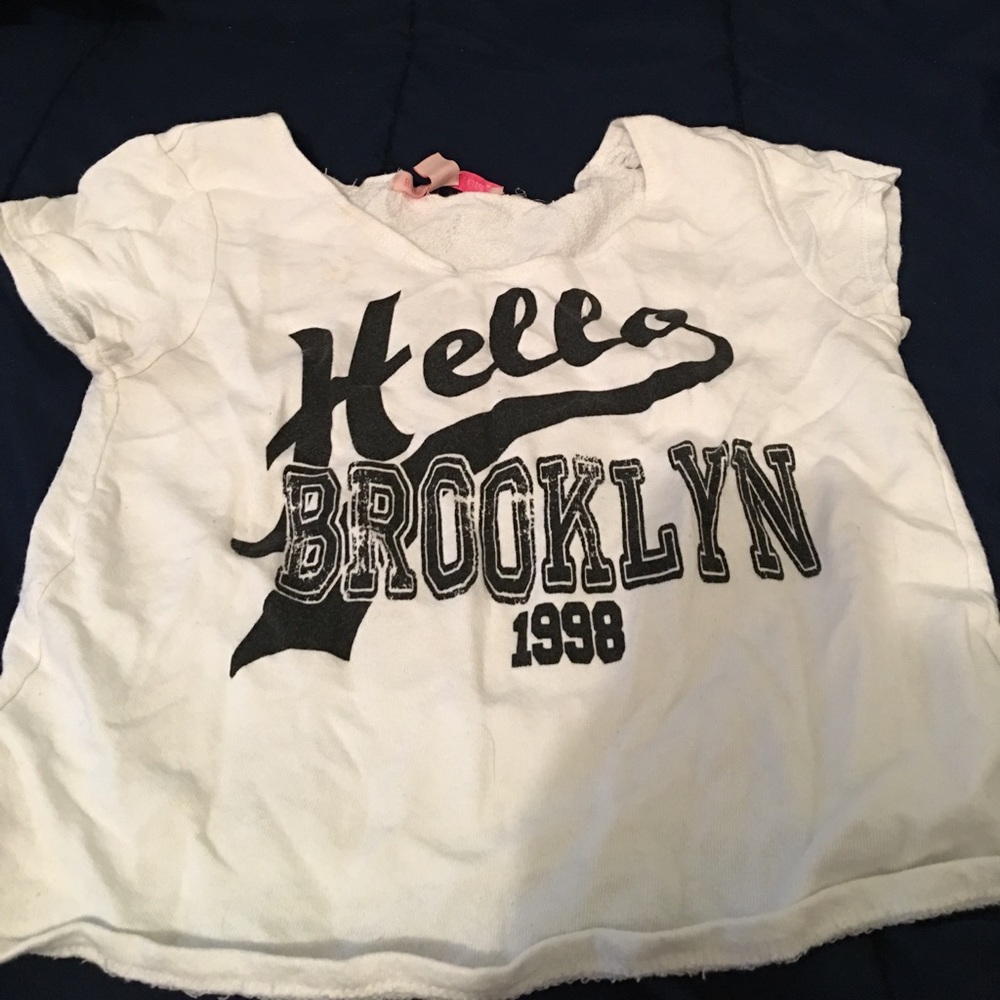 REBELLIOUS ONE White Crop Top