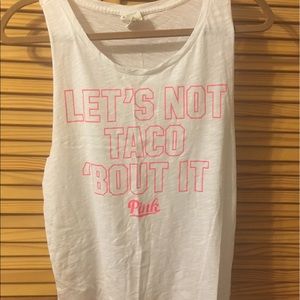 Pink tank top
