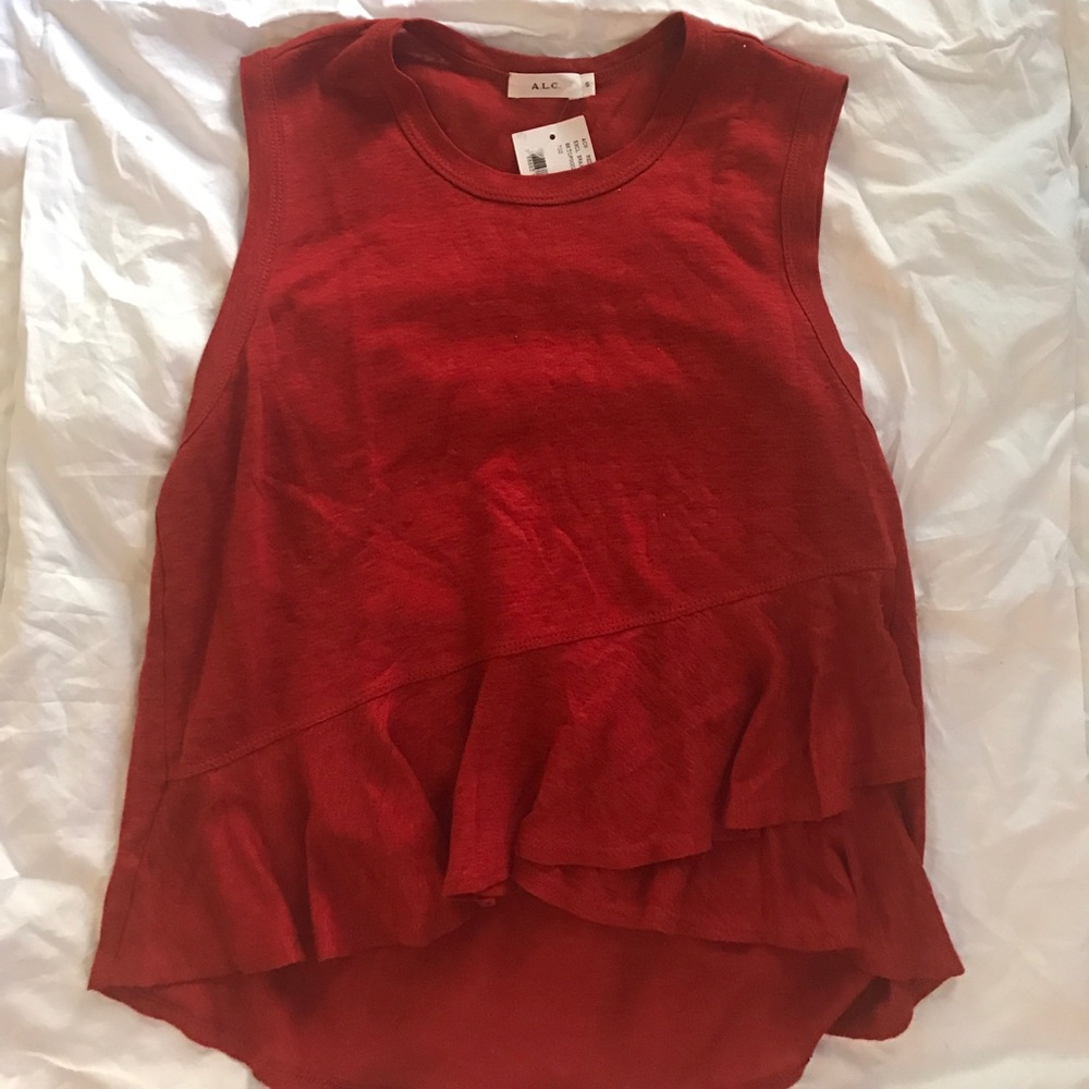 A.L.C. Braxton ruffle top