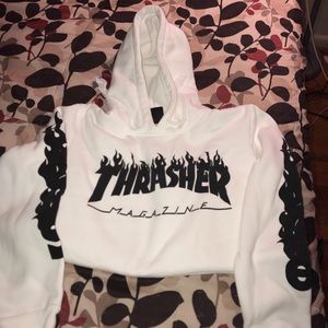 Thrasher pull sweater.