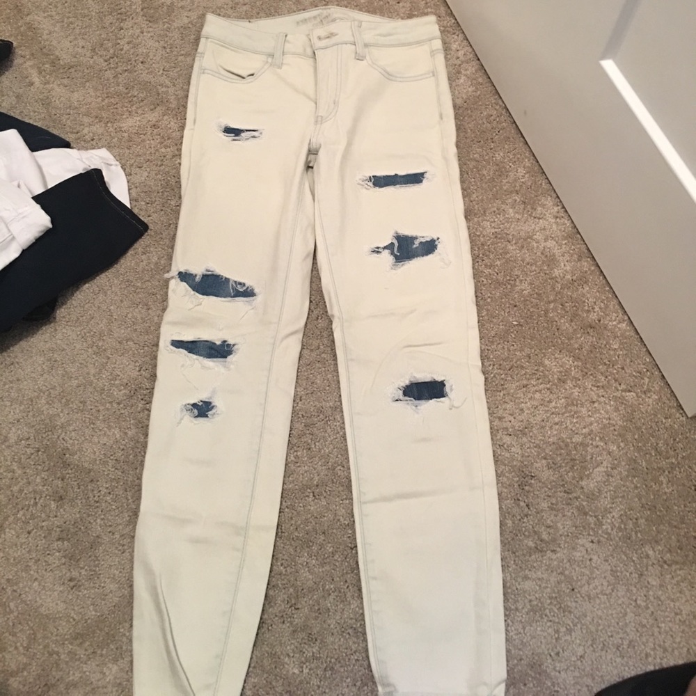 american eagle high rise jegging