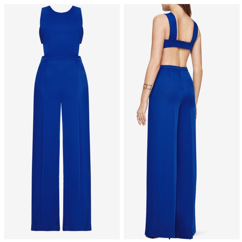 🌟Brand New🌟 BCBGMaxazria Rossana Cutout Jumpsuit - Picture 1 of 2