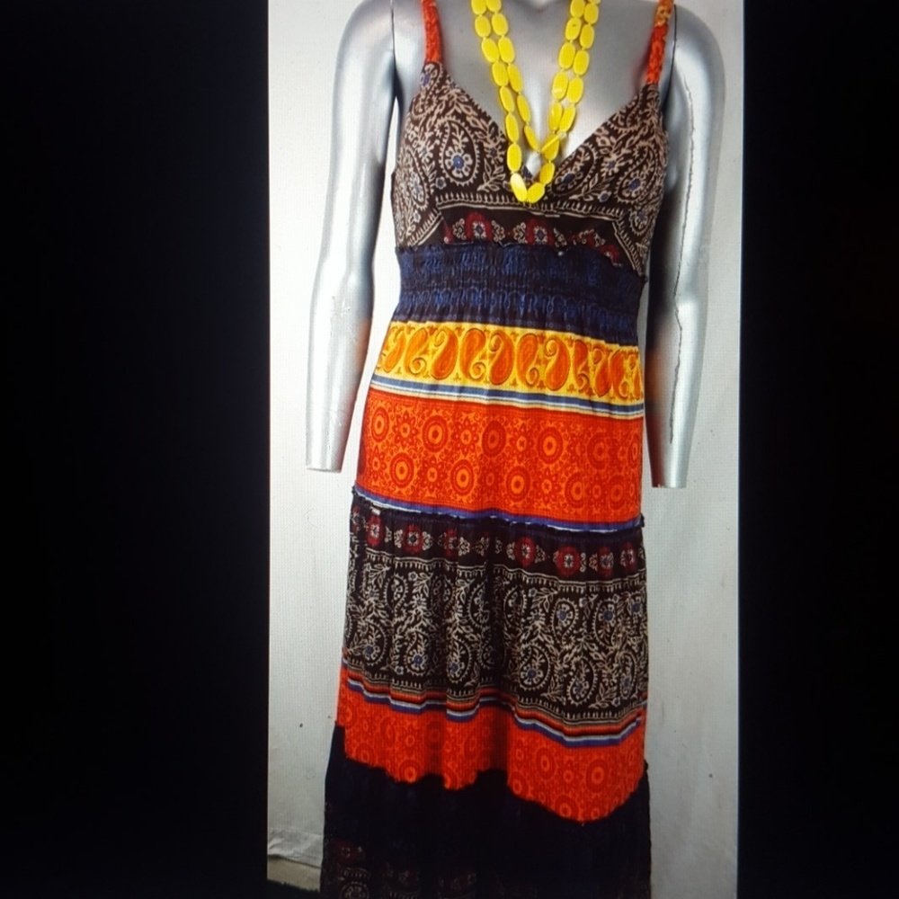 Tommy Hilfiger Boho Hippie Maxi Dress