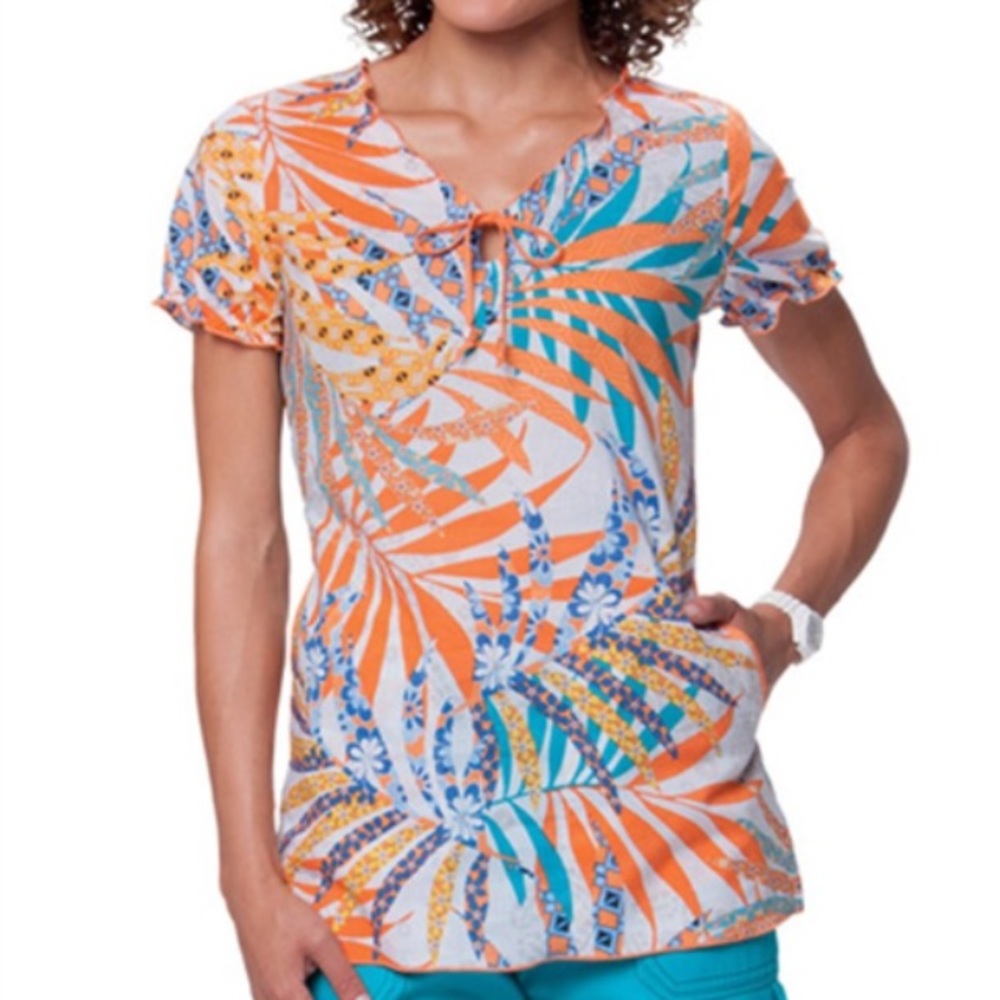 Koi Bridgette Venice Beach Scrub Top