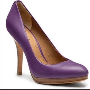 COACH Caya Violet Heels. Size 7.5
