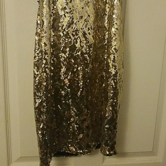 Gold and silver sequence Babe addiction dress - Picture 3 of 6