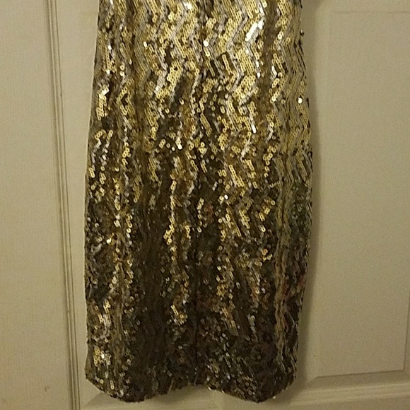 Gold and silver sequence Babe addiction dress - Picture 6 of 6