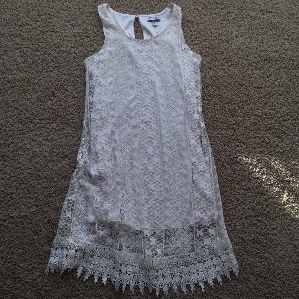 Lace White Dress