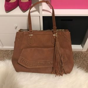 Steve Madden Cognac Tassel Purse