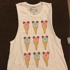 NWT Disney Mickey Ice Cream Tank
