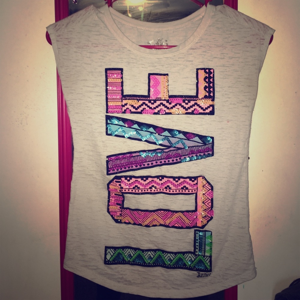 Girls Justice rainbow T-Shirt