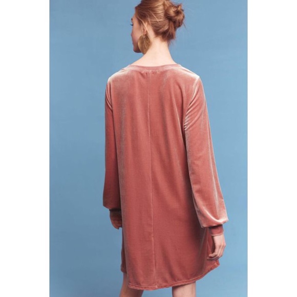 Anthro Velvet Shift Dress by Sunday in Brooklyn - Picture 2 of 5