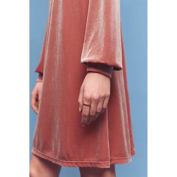 Anthro Velvet Shift Dress by Sunday in Brooklyn - Picture 5 of 5
