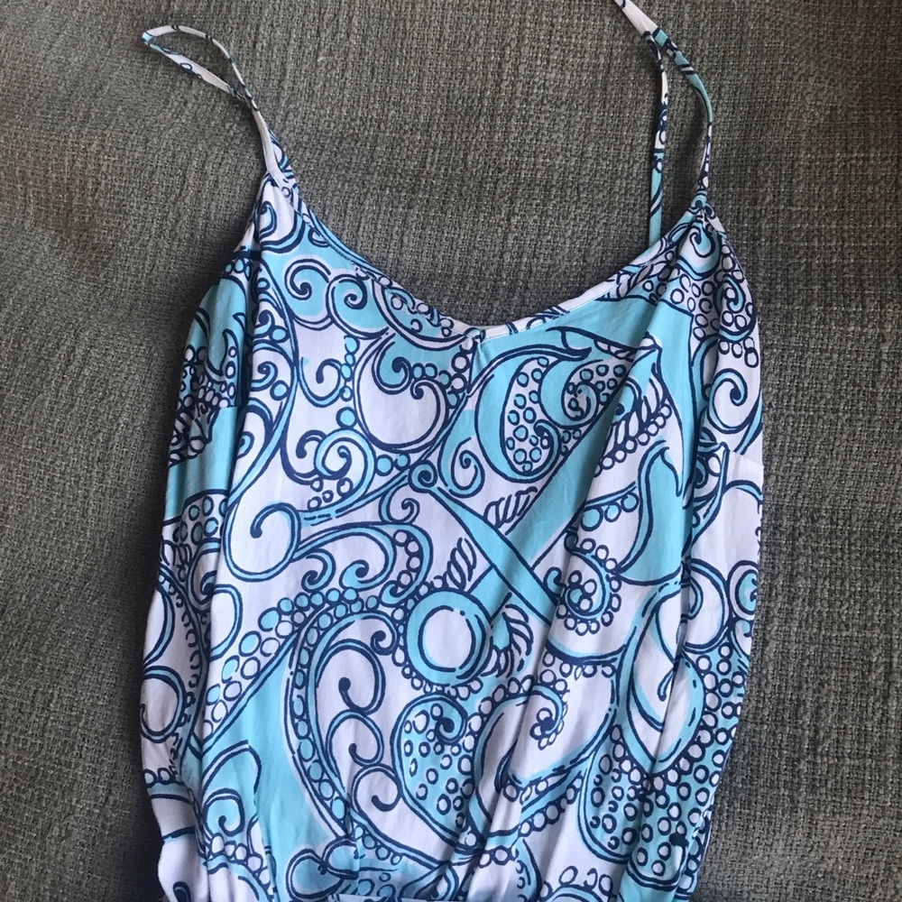 Sold Lilly Pulitzer romper Deanna anchor - Picture 3 of 5