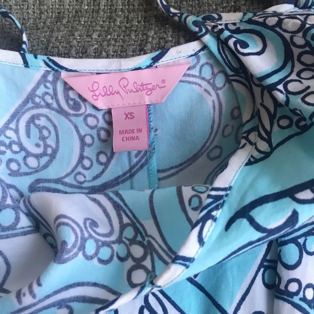 Sold Lilly Pulitzer romper Deanna anchor - Picture 4 of 5
