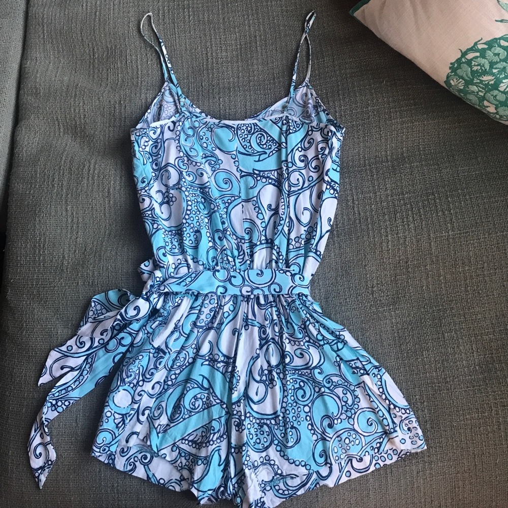 Sold Lilly Pulitzer romper Deanna anchor - Picture 5 of 5