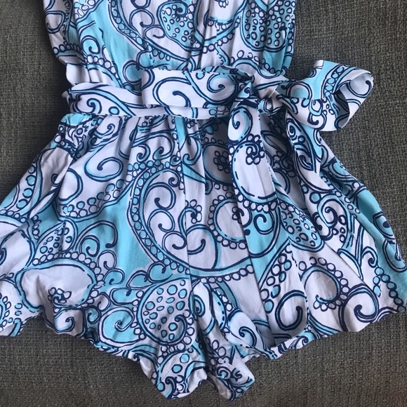 Sold Lilly Pulitzer romper Deanna anchor - Picture 2 of 5